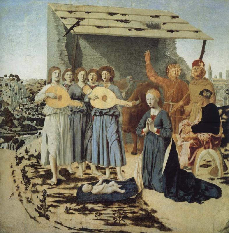 Piero della Francesca The Nativity Norge oil painting art
